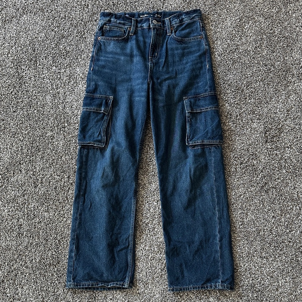 BDG Navy Cargo Jeans